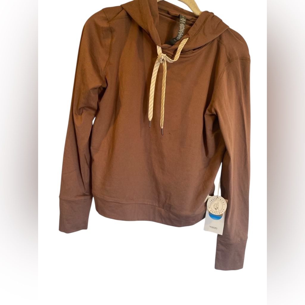 Nwt Vuori Halo Essential Hoodie Cardamom Heather Size: Xs